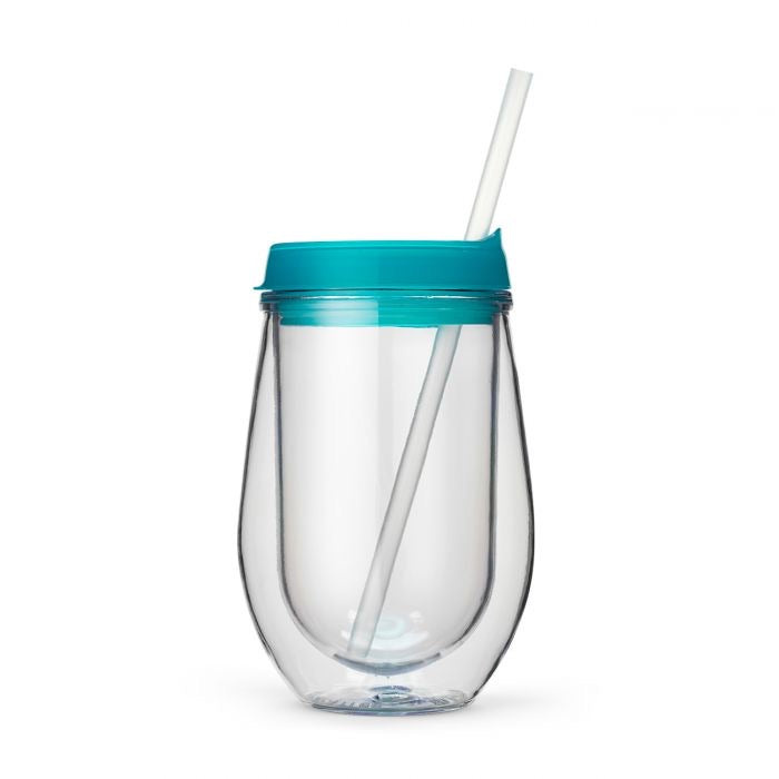 BEV2GO  10 Ounce Bev2Go Double Wall Acrylic Stemless Wine Tumbler