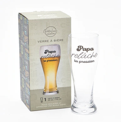 Verre à bière Papa
