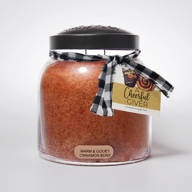 Warm & Gooey Cinnamon Buns Papa Jar Candle