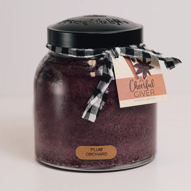 Plum Orchard Papa Jar Candle