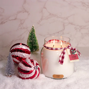 Candy Cane Papa Jar Candle