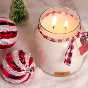 Candy Cane Papa Jar Candle