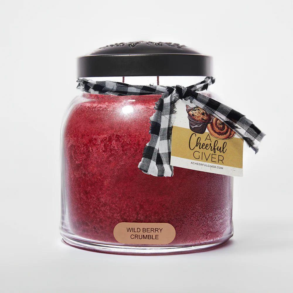 Wild Berry Crumble Papa Jar Candle