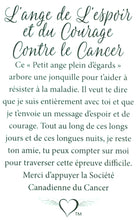 Charger l&#39;image dans la galerie, Épinglette &quot;L&#39;ange de l&#39;espoir et du courage contre le cancer&quot;