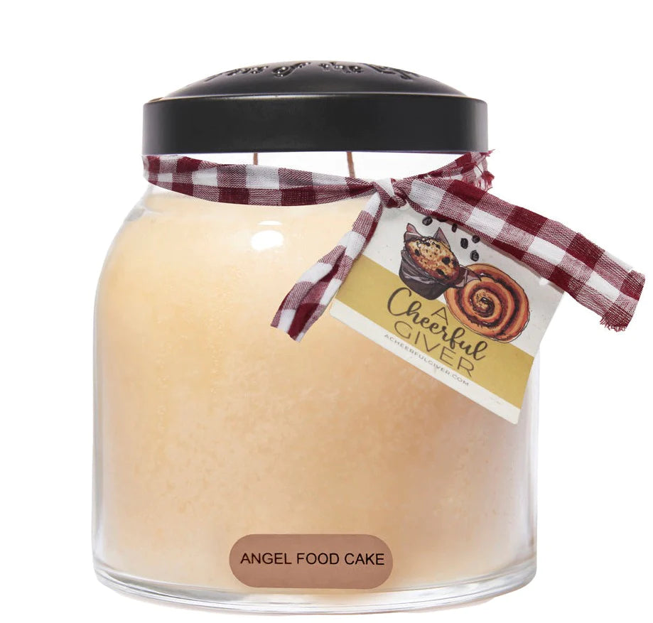 Angel Food Cake Papa Jar Candle