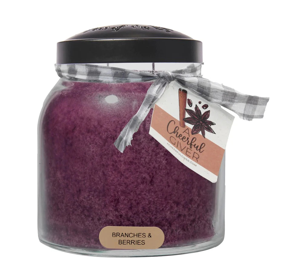 Branches & Berries Papa Jar Candle