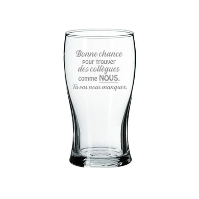 Verre gravé 