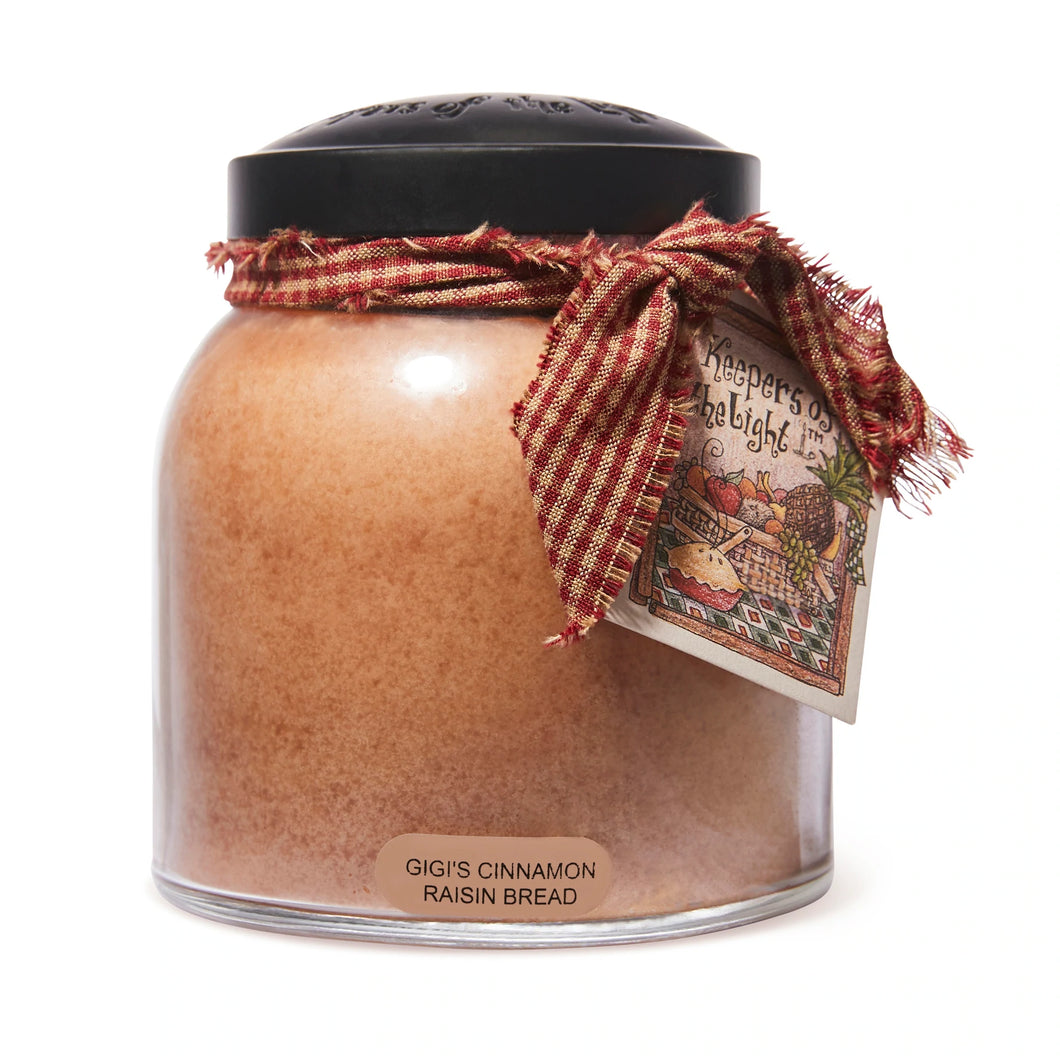 GiGi's Cinnamon Raisin Bread Papa Jar Candle