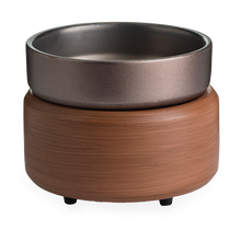 Charger l&#39;image dans la galerie, Pewter Walnut 2-in-1 Classic Fragrance Warmer