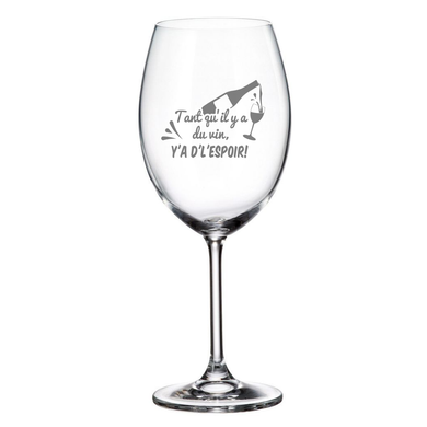Verre gravé 
