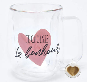 Duo tasse à café et verre à vin « Travail » – Collection Chantal Lacroix