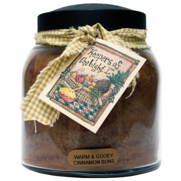Warm & Gooey Cinnamon Buns Papa Jar Candle