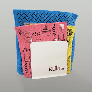 KLIIN - Support pour ranger ses essuie-tout réutilisables compostables