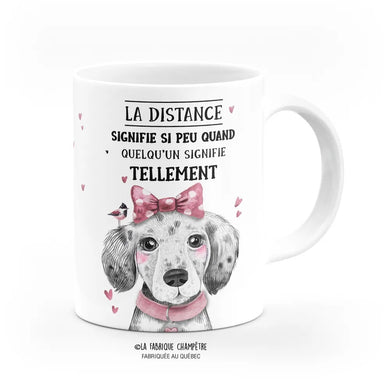 Tasse Barn ''La distance''