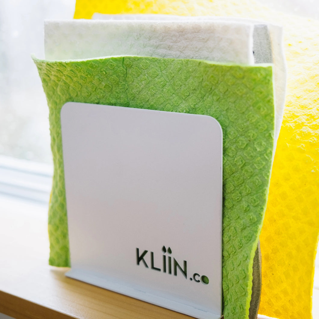 KLIIN - Support pour ranger ses essuie-tout réutilisables compostables