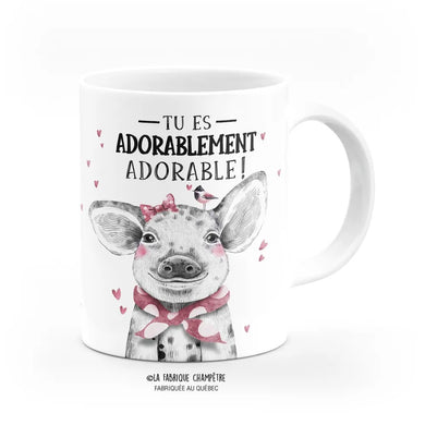 Tasse Barn ''Adorablement adorable''