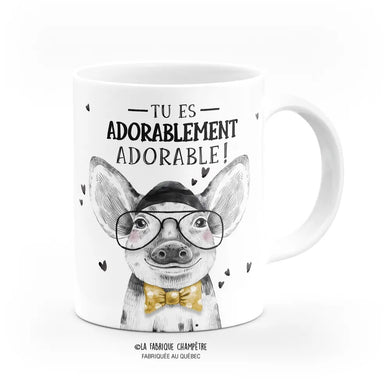 Tasse Barn ''Adorablement adorable''