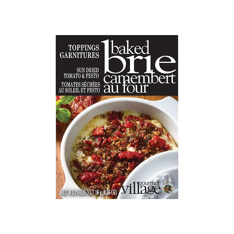 Sun dried Tomato Brie Topping