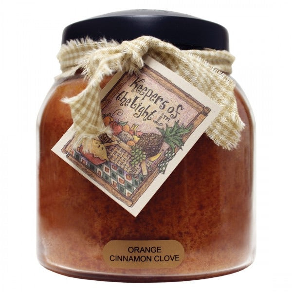 Orange Cinnamon Clove Papa Jar Candle