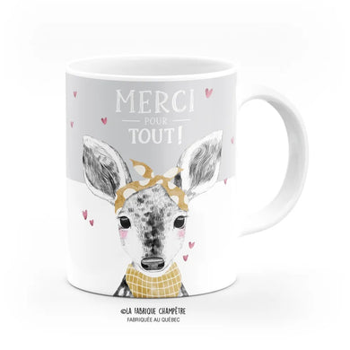 Tasse Barn ''Merci''